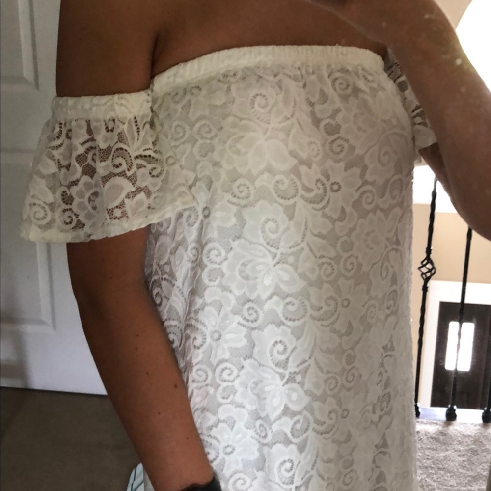 Lace Off the Shoulder Dress